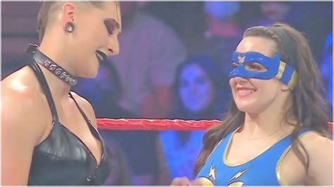 Nikki Cross Lip Kiss To Rhea Ripley Wwe Raw Youtube