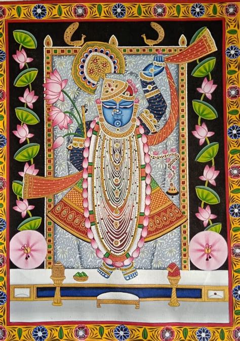 Shrinathji Pichwai Paintings Why We Love Them Indian Folk Art Gallery