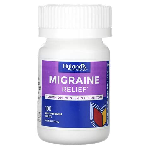 Hylands Naturals Migraine Relief 100 Quick Dissolving Tablets