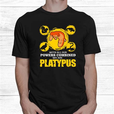 Venn Diagram With All Our Powers Combined We Are Platypus Shirt Teeuni