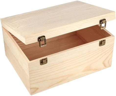 Extra Large Unfinished Wood Box Inches Large Wood Box With Etsy