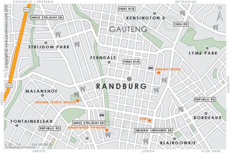 Randburg Map