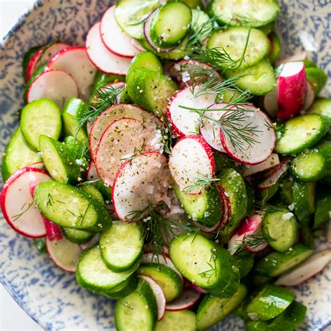 Easy Cucumber Radish Salad Simply Delicious