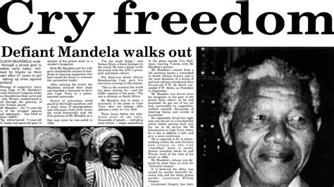 Today In History February Nelson Mandela Released From Prison