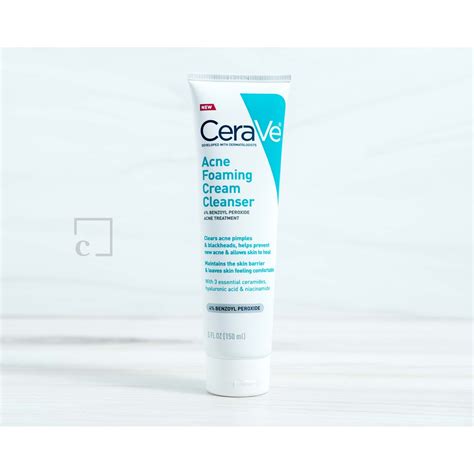 Cerave Acne Foaming Facial Cleanser 5fl Oz 150 Ml Shopee Philippines