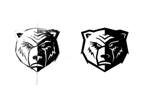Russian Bears By Ivan Zhinzhin On Dribbble Bear Logo Design Bear