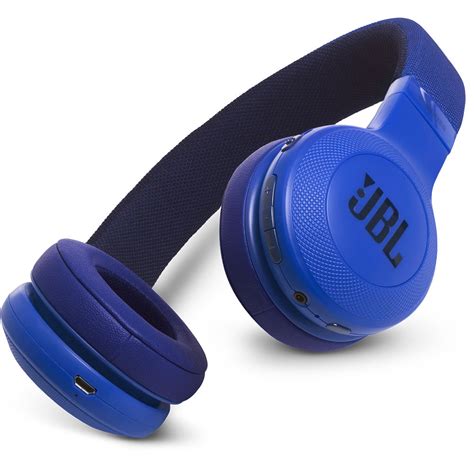Jbl E45bt Bluetooth On Ear Headphones Blue Jble45btbluam Bandh