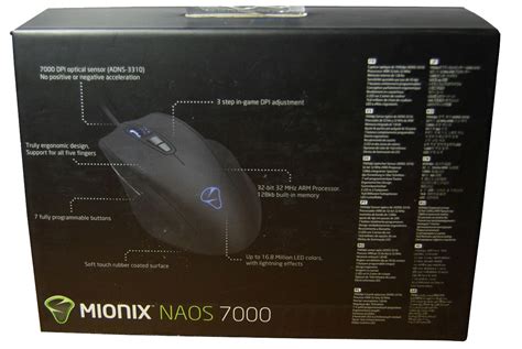 Mionix Naos 7000 And Avior 7000 Optical Gaming Mouse Review Technology X