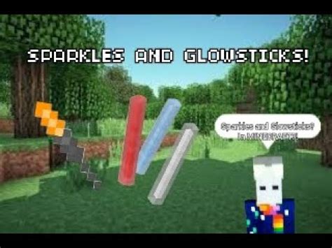 How To Make SPARKLE And GLOWSTICK In Minecraft Education Edition Mode