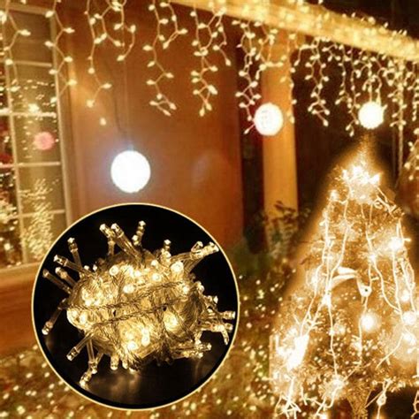 Curtain Fairy Lights Usb String Hanging Wall Lights Party With Remote