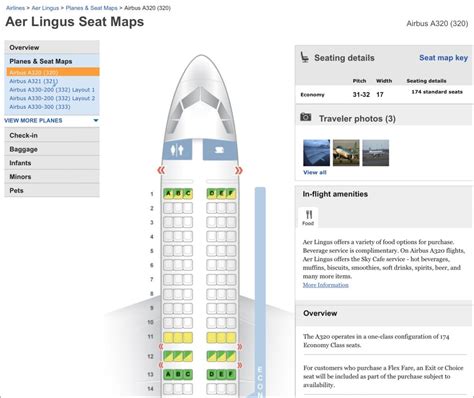 Airbus A320 Spirit Seat Map