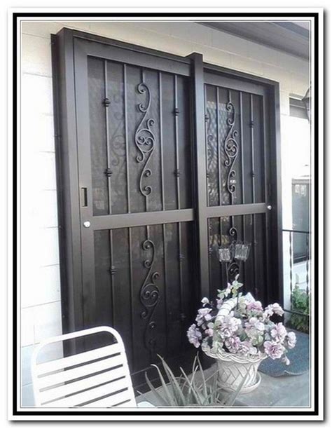Import quality door grill design supplied by experienced manufacturers at global sources. wrought iron sliding glass doors - Google Search | Sliding ...