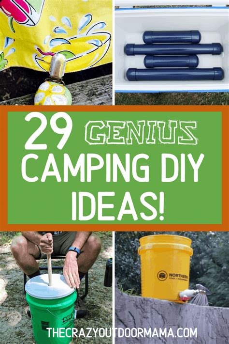 29 Best Camping Diy Projects Ever The Crazy Outdoor Mama