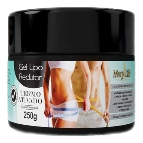 Kit 2 Gel Lipo Redutor Termo Ativado 250g Mary Life Mentol Shopee Brasil