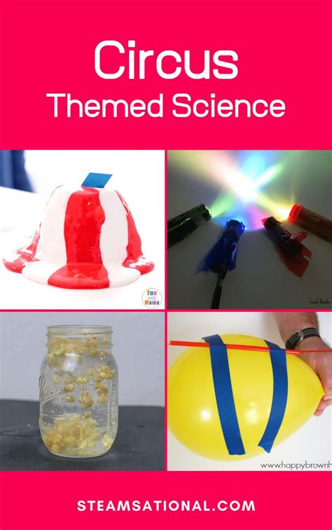 Kid-Pleasing Circus Science Experiments | Science experiments for