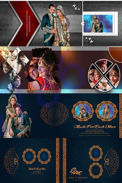 Wedding Album Cover Page Design Psd Free Download 12x36 2021 Images