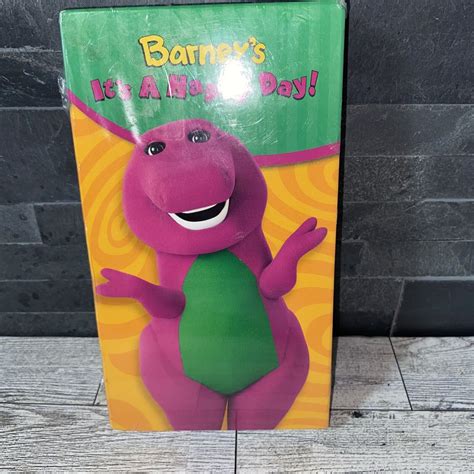 Barneys Its A Happy Day 2003 Vhs Rare White Tape Barneys Barney