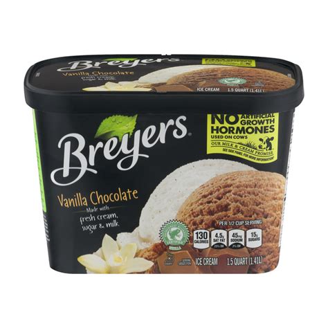 Save On Breyers Ice Cream Vanilla Chocolate Order Online Delivery