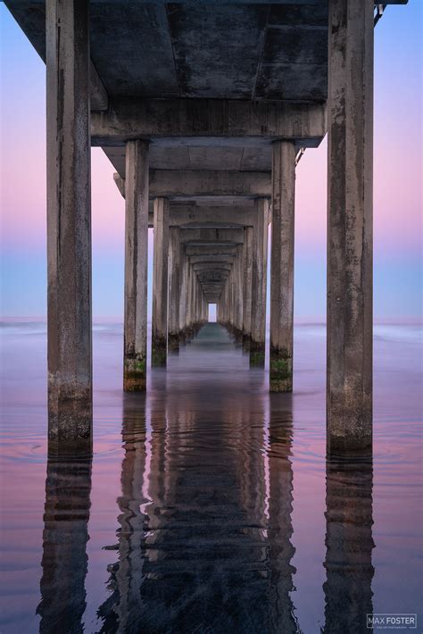Vertical Horizon Scripps Pier La Jolla California Max Foster