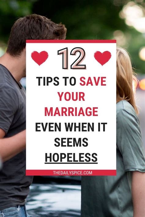 How To Save Your Marriage When It Seems Hopeless The Daily Spice