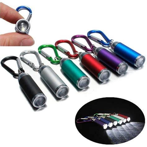 1pcs Mini Led Keychain Flashlight Keychain Portable Tube Keychain Light
