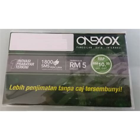 Onexox Sim Card Basic Package Shopee Malaysia