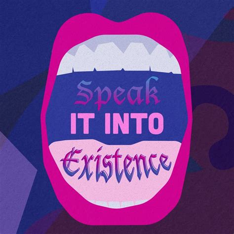 Speak It Into Existence Version 2 Graphic Design Design Illustration