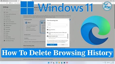 How To Delete Browsing History In Microsoft Edge On Windows 11