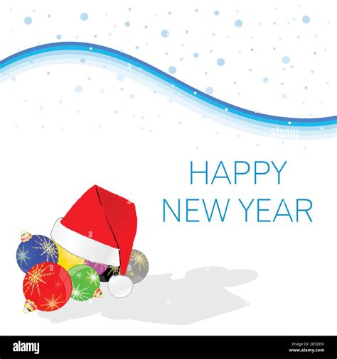 Happy New Year Color Vector Illustration Stock Vector Image And Art Alamy