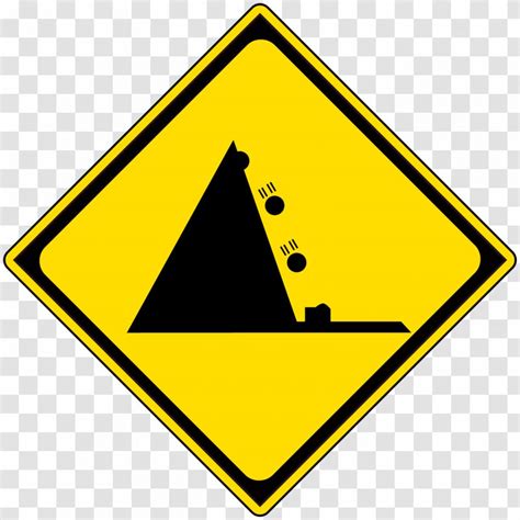 Falling Stones May Be Present Road Signs Traffic Sign Safety