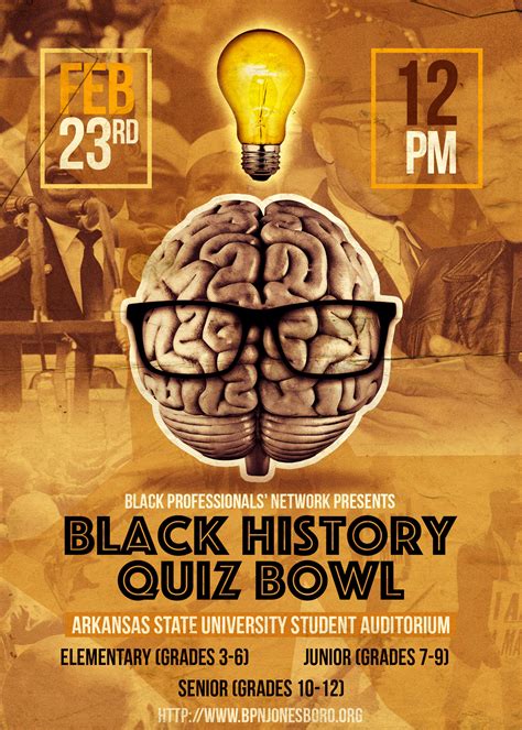 2019 Black History Quiz Bowl Black Professionals Network Of Jonesboro