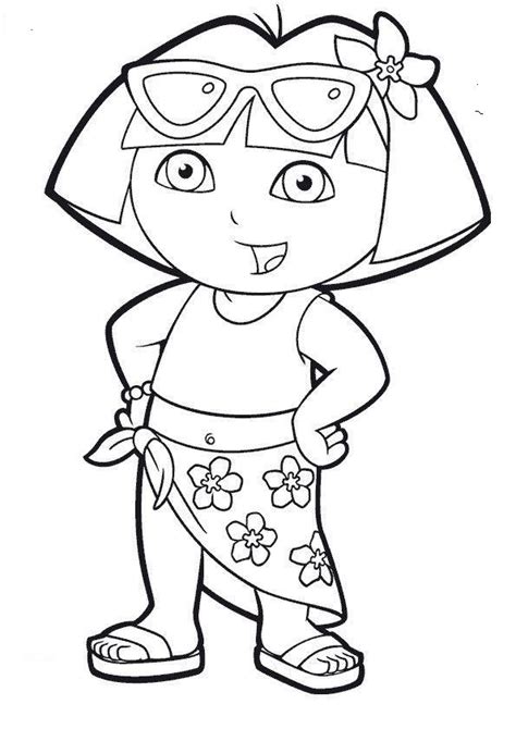 Who doesn't love dora and the pirate adventure. Dora Coloring Pages! Backpack, Diego, Boots, Swiper! Print ...