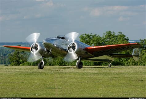 F Azll Private Lockheed 12 A Electra Junior Photo By Hervé Champain