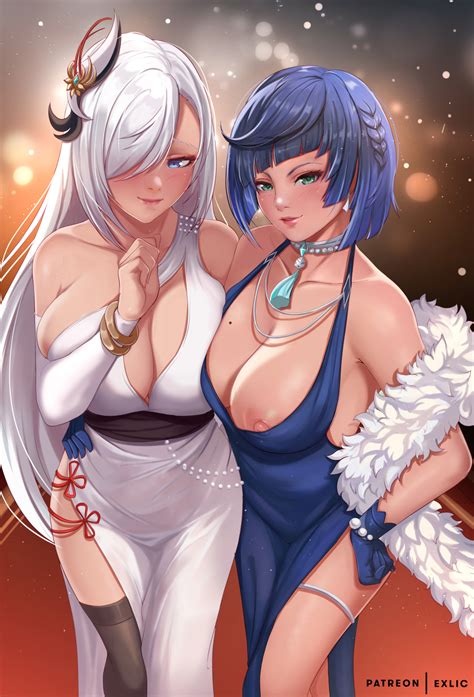 Shenhe X Yelan By Exlic Hentai Foundry