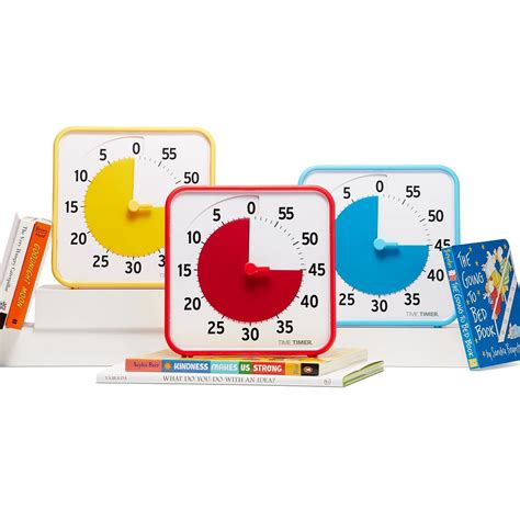 Time Timer 8” Learning Center Classroom Set Primary Colours