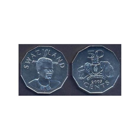 Swaziland 50 Cents 2007