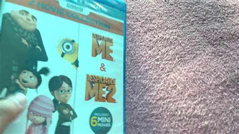 Despicable Me 1 And 2 Blu Ray Unboxing Youtube