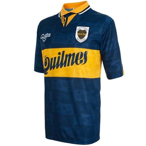 Olan Boca Juniors Retro Trikot 1995 Spezialist In Vintage Fußball