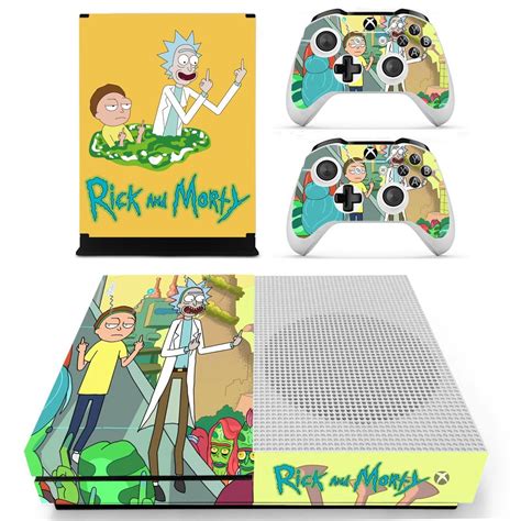 Rick And Morty Decal Skin Sticker For Xbox One S Console And Controllers