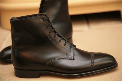 Handmade Mens Oxford Dress Boot Men Black Lace Up Ankle Leather Boots On Storenvy
