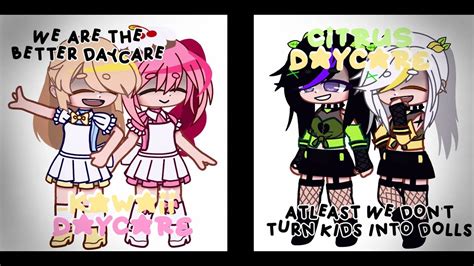 Who Has The Better Daycare Inspired Krew Gacha Youtube