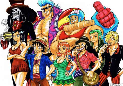 The Straw Hat Pirates By Heivais Japanese Manga Series Straw Hat