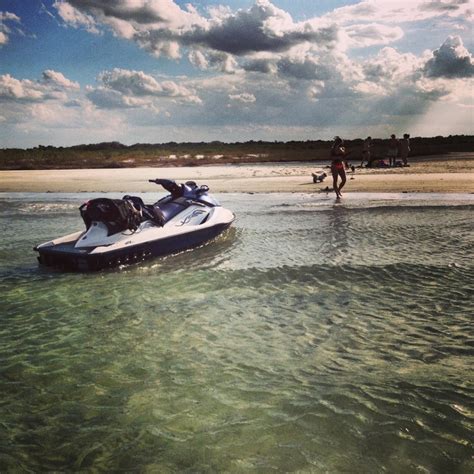 Disappearing Island At Ponce Inlet Ponce Inlet Boat Ponce