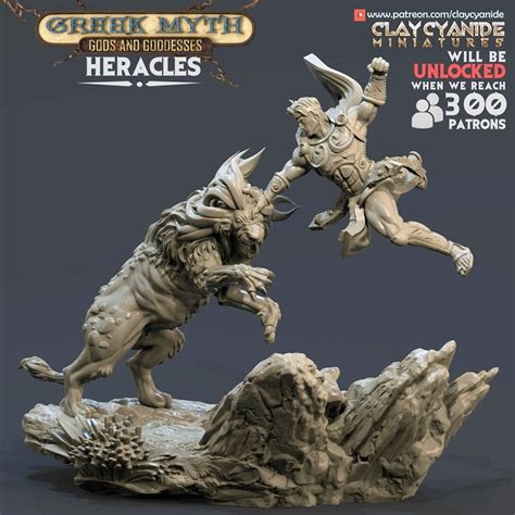 Clay Cyanide Heracles Mammon 3d Printing Model Stl 3d Kiee Shop