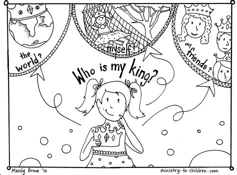 Following Jesus Coloring Pages Sunday School Works