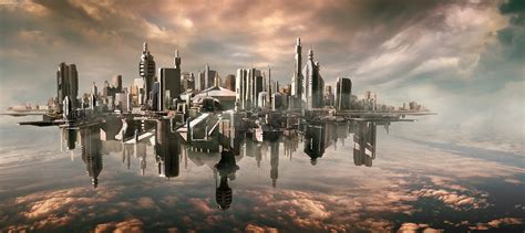 45 Incredible Futuristic Scifi 3d City Illustrations