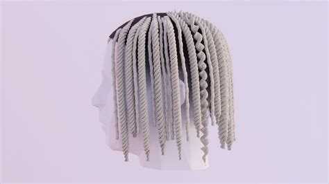 Braided Dreadlocks By Tiko 3d Model Collection Cgtrader