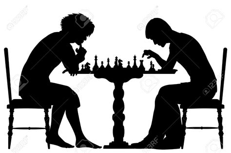 Man Plays Chess Clipart Clipground