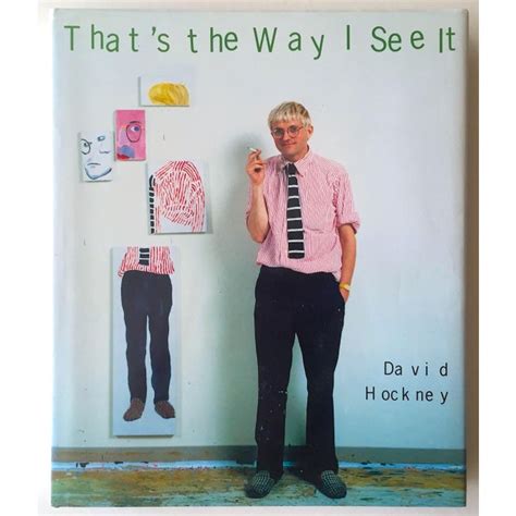 David Hockney Thats The Way I See It Vintage 1993 First Edition