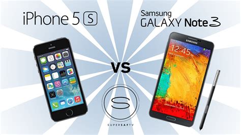 Iphone 5s Vs Samsung Galaxy Note 3 Youtube